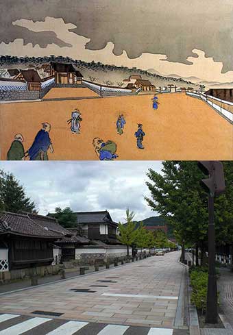 旧津和野藩家老多胡家表門、藩校養老館