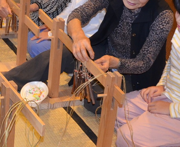 越後アンギン製作技術