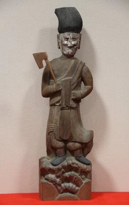 佐比内　山の神像