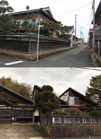 網野弥栄の機屋の町並み