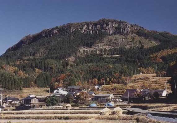 大岩扇山（森町の庭園とテーブルマウンテン）
