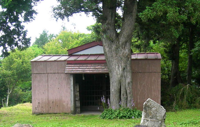 冠着神社と遥拝所