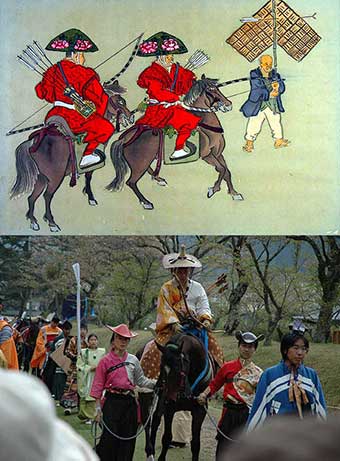 鷲原八幡宮の流鏑馬