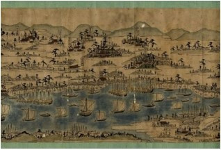 越前三国湊風景之図