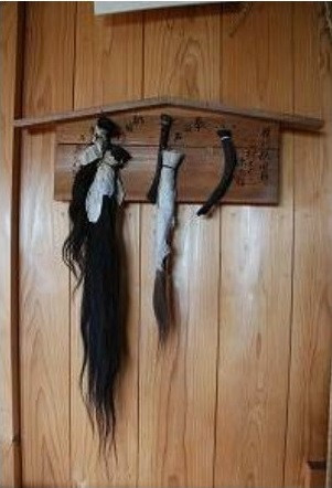 金刀比羅神社のまげ絵馬