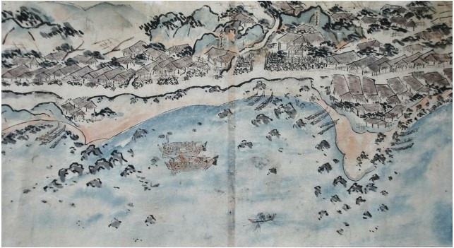 由利南部海岸図