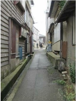 直江津の町並み