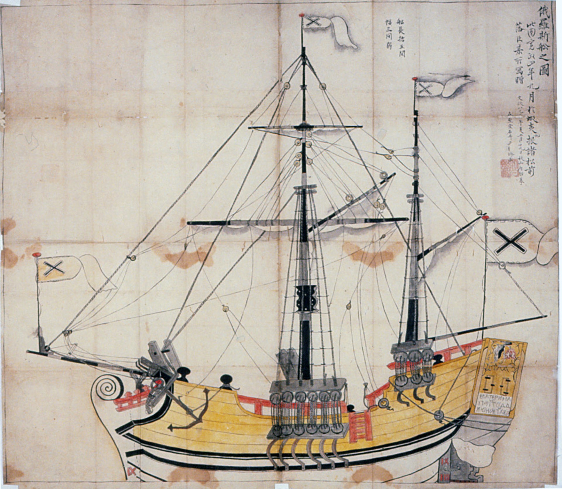 「俄羅斯舩之圖」