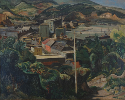 中村善策作風景画