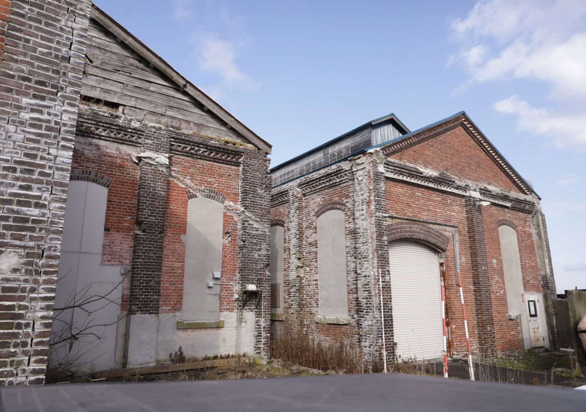 王子エフテックス江別工場れんが倉庫群