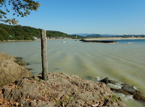 北前船係留杭跡