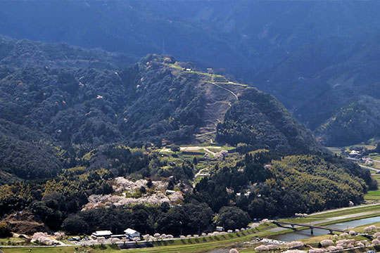 画像：富田城跡（月山富田城跡）